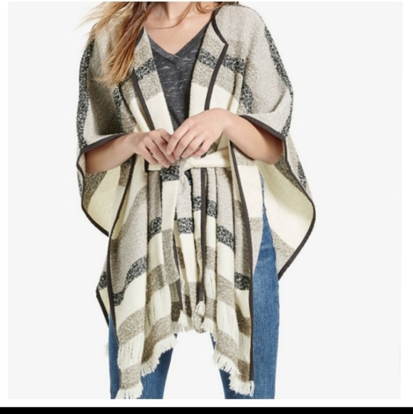 Lucky Brand Sweaters - Lucky brand wool blend wrap cardigan sweater